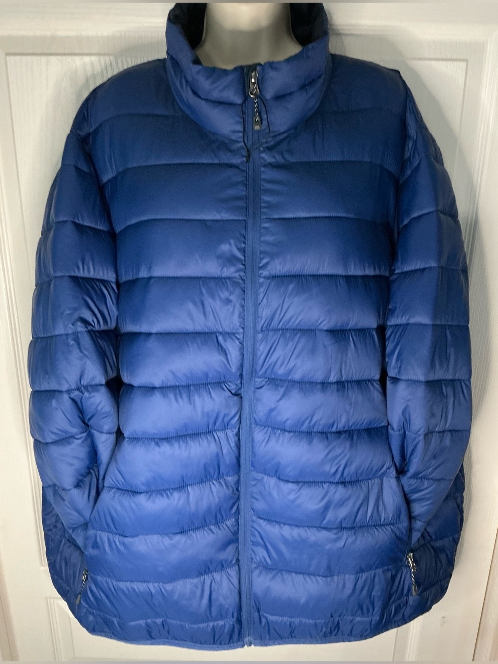 NWOT 🧀 Swiss Tech 🧀  Blue/Navy Packable Puffer Jacket